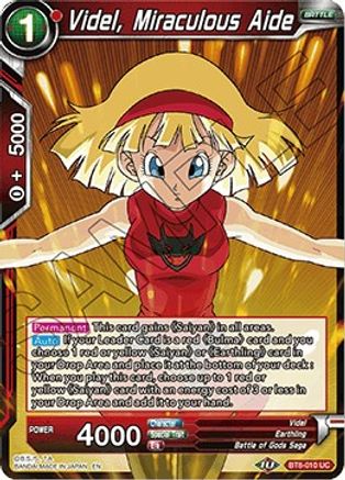 Videl, Miraculous Aide (BT8-010) - Malicious Machinations Foil