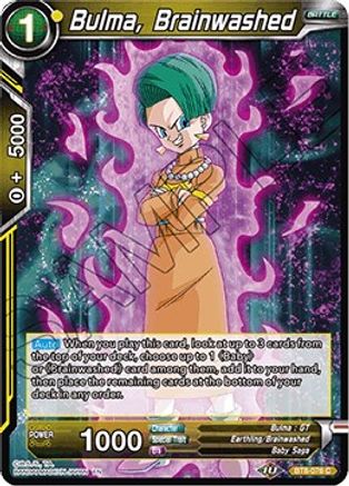 Bulma, Brainwashed (BT8-076) - Malicious Machinations Foil