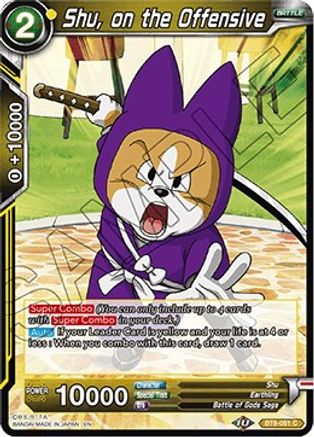 Shu, on the Offensive (BT8-081) - Malicious Machinations Foil