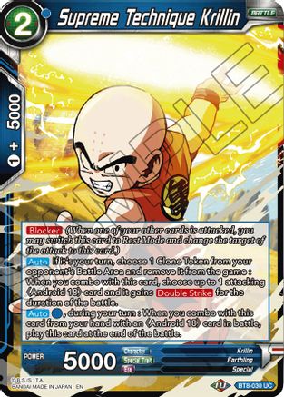 Supreme Technique Krillin (BT8-030) - Malicious Machinations