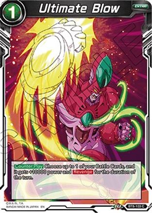Ultimate Blow (BT8-103) - Malicious Machinations Foil