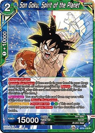 Son Goku, Spirit of the Planet (BT8-118) - Malicious Machinations