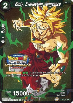 Broly, Everlasting Vengeance (Championship Final 2019) (P-140) - Tournament Promotion Cards