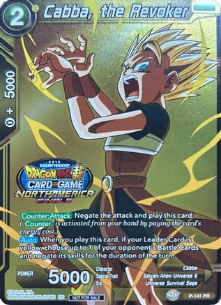 Cabba, the Revoker (Championship Final 2019) (P-141) - Tournament Promotion Cards
