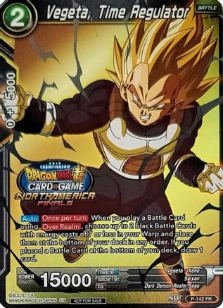Vegeta, Time Regulator (Championship Final 2019) (P-142) - Tournament Promotion Cards