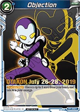 Objection (OTAKON 2019) (BT1-052_PR) - Promotion Cards Foil