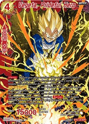 Vegeta, Prideful Hero (BT8-125) - Malicious Machinations