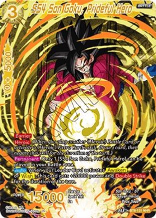 SS4 Son Goku, Prideful Hero (BT8-131) - Malicious Machinations