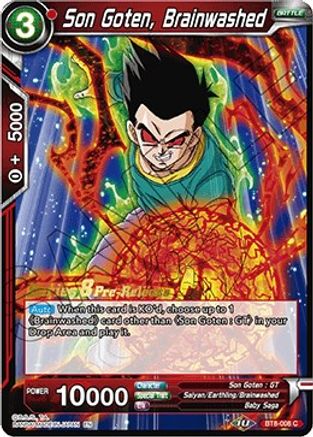 Son Goten, Brainwashed (BT8-008_PR) - Malicious Machinations PreRelease Cards