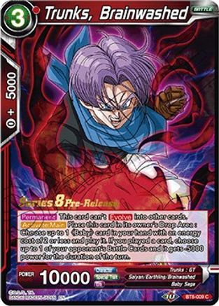 Trunks, Brainwashed (BT8-009_PR) - Malicious Machinations PreRelease Cards