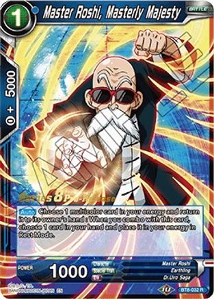 Master Roshi, Masterly Majesty (BT8-032_PR) - Malicious Machinations PreRelease Cards