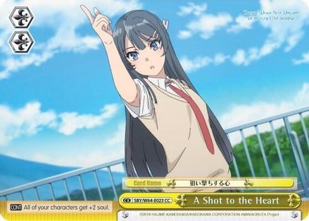 A Shot to the Heart (SBY/W64-E023 CC) - Rascal Does Not Dream of Bunny Girl Senpai