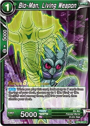 Bio-Man, Living Weapon (BT8-061_PR) - Malicious Machinations PreRelease Cards