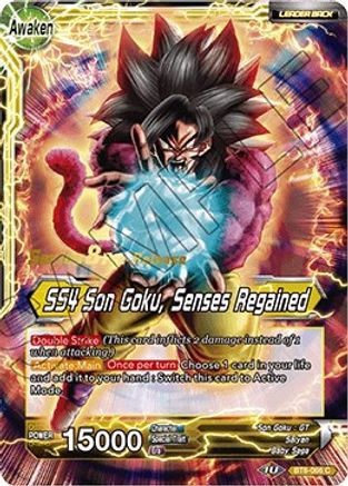 Son Goku & Pan // SS4 Son Goku, Senses Regained (BT8-066_PR) - Malicious Machinations PreRelease Cards