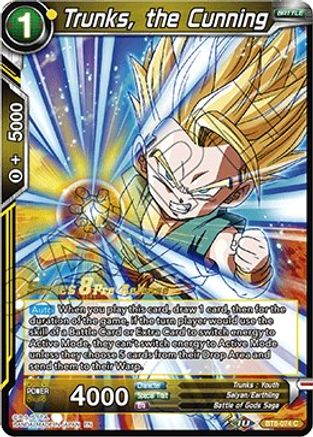 Trunks, the Cunning (BT8-074_PR) - Malicious Machinations PreRelease Cards