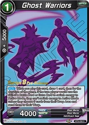 Ghost Warriors (BT8-098_PR) - Malicious Machinations PreRelease Cards