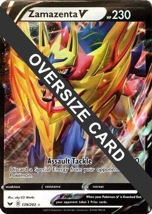 Zamazenta V 139/202 - Holofoil Jumbo Cards - Promo