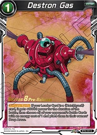 Destron Gas (BT8-101_PR) - Malicious Machinations PreRelease Cards