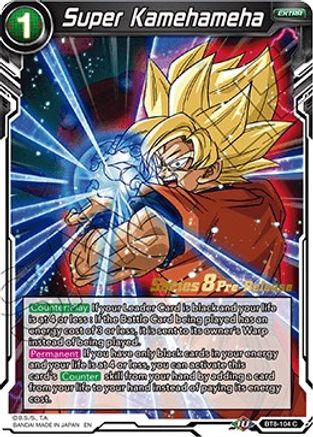 Super Kamehameha (BT8-104_PR) - Malicious Machinations PreRelease Cards