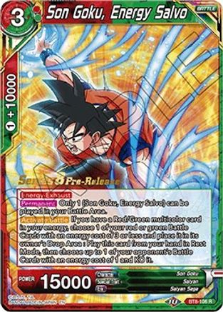 Son Goku, Energy Salvo (BT8-106_PR) - Malicious Machinations PreRelease Cards