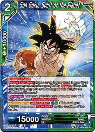Son Goku, Spirit of the Planet (BT8-118_PR) - Malicious Machinations PreRelease Cards