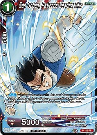 Son Gohan, Patience Wearing Thin (P-165) - Promotion Cards Foil