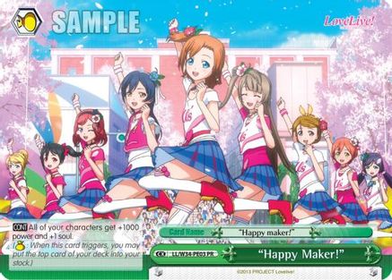 "Happy Maker!" (LL/W34-PE03 PR) - Love Live! Vol. 2