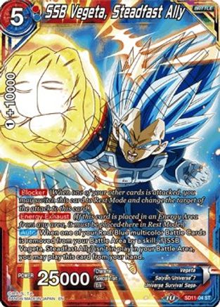 SSB Vegeta, Steadfast Ally (SD11-04) - Universal Onslaught