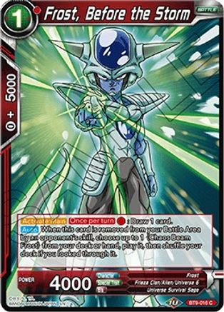 Frost, Before the Storm (BT9-016) - Universal Onslaught Foil