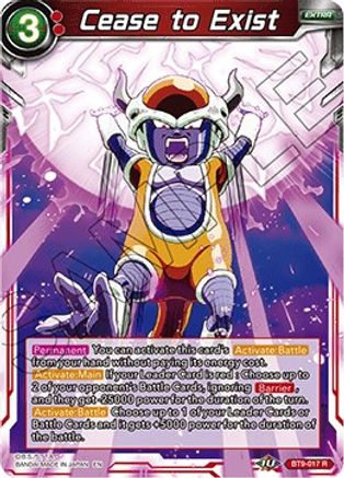 Cease to Exist (BT9-017) - Universal Onslaught