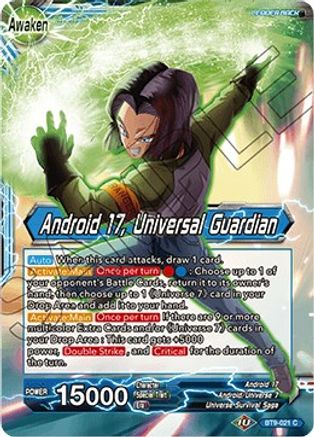 Android 17 // Android 17, Universal Guardian (BT9-021) - Universal Onslaught
