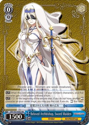 Beloved Archbishop, Sword Maiden (GBS/S63-E062 RR) - Goblin Slayer