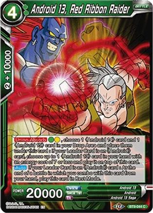 Android 13, Red Ribbon Raider (BT9-044) - Universal Onslaught Foil