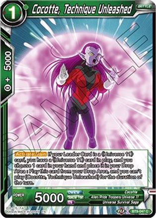 Cocotte, Technique Unleashed (BT9-047) - Universal Onslaught