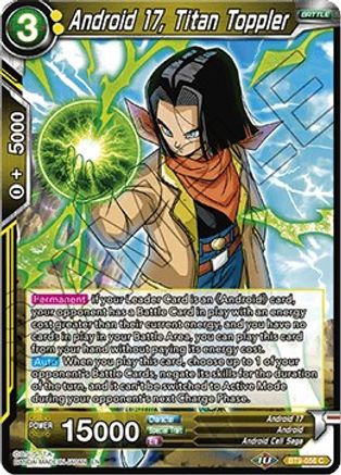 Android 17, Titan Toppler (BT9-056) - Universal Onslaught Foil