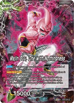 Bibidi // Majin Buu, One with Nothingness (BT9-070) - Universal Onslaught Foil
