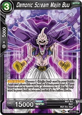 Demonic Scream Majin Buu (BT9-083) - Universal Onslaught Foil