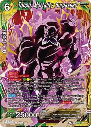 Toppo, Mortality Surpassed (BT9-120) - Universal Onslaught