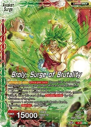 Broly // Broly, Surge of Brutality (P-181) - Promotion Cards