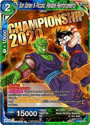 Son Gohan & Piccolo, Reliable Reinforcements (P-208) - Promotion Cards