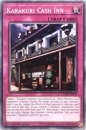 Karakuri Cash Inn (IGAS-EN073) - Ignition Assault 1st Edition