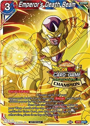 Emperor's Death Beam (Regional Championship 2020) (BT9-109) - Tournament Promotion Cards