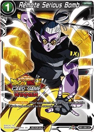 Remote Serious Bomb (DB1-086) - Tournament Promotion Cards