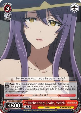 Enchanting Looks, Witch (SR) (GBS/S63-E033S SR) - Goblin Slayer