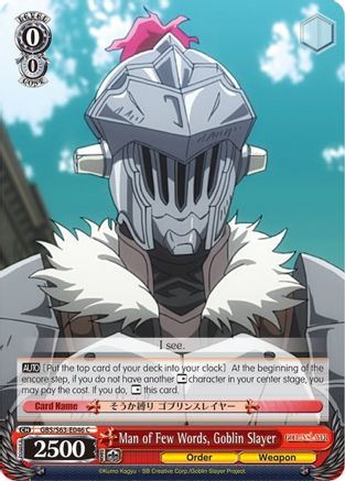 Man of Few Words, Goblin Slayer (GBS/S63-E046 C) - Goblin Slayer