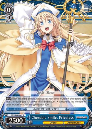 Cherubic Smile, Priestess (GBS/S63-E067 R) - Goblin Slayer
