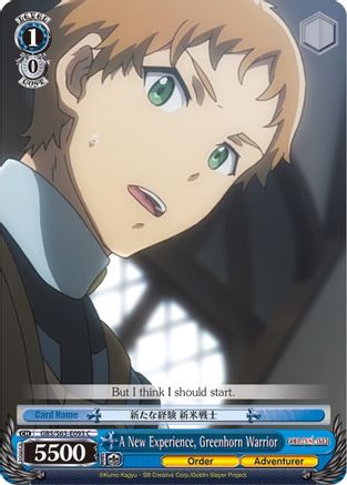 A New Experience, Greenhorn Warrior (GBS/S63-E093 C) - Goblin Slayer
