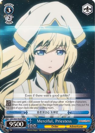 Merciful, Priestess (RRR) (GBS/S63-TE20R RRR) - Goblin Slayer