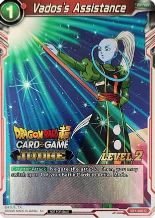 Vados's Assistance (Level 2) (BT1-025) - Judge Promotion Cards