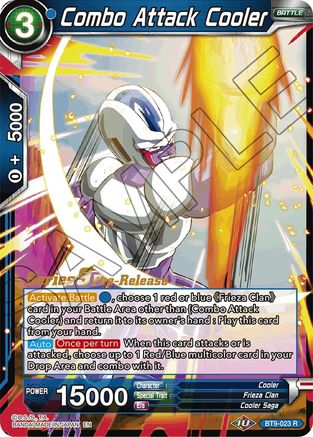 Combo Attack Cooler (BT9-023) - Universal Onslaught PreRelease Cards